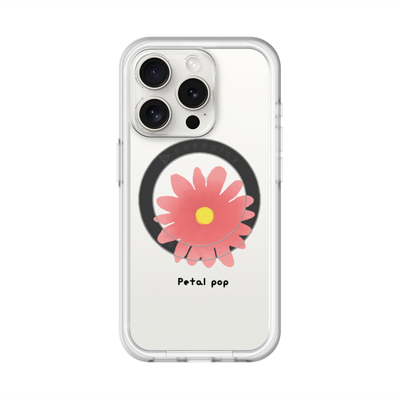 スリムプロテクションプレミアムケース with MagSafe［ Mod Deco - オリジナル - フラワー/E ］