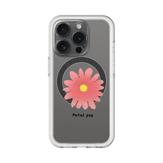 スリムプロテクションプレミアムケース with MagSafe［ Mod Deco - オリジナル - フラワー/E ］