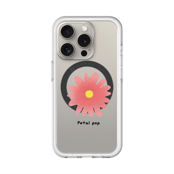 スリムプロテクションプレミアムケース with MagSafe［ Mod Deco - オリジナル - フラワー/E ］