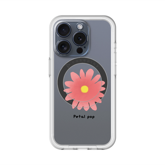 スリムプロテクションプレミアムケース with MagSafe［ Mod Deco - オリジナル - フラワー/E ］