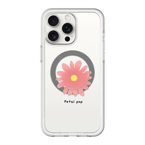 スリムプロテクションプレミアムケース with MagSafe［ Mod Deco - オリジナル - フラワー/E ］