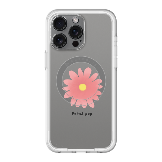 スリムプロテクションプレミアムケース with MagSafe［ Mod Deco - オリジナル - フラワー/E ］