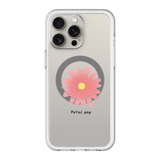 スリムプロテクションプレミアムケース with MagSafe［ Mod Deco - オリジナル - フラワー/E ］