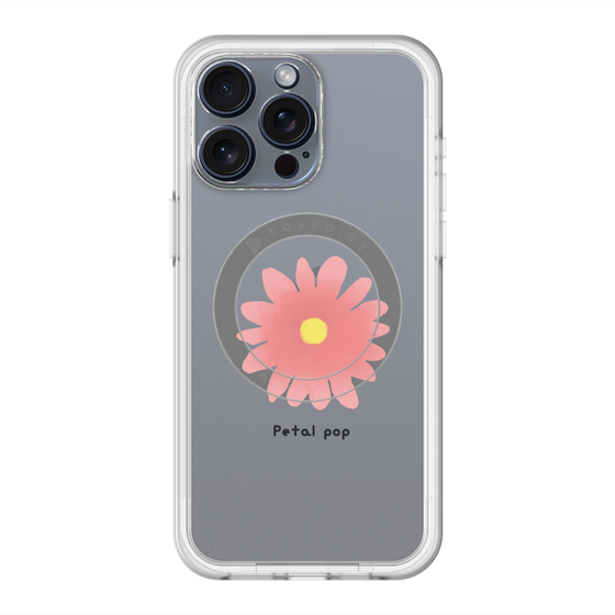 スリムプロテクションプレミアムケース with MagSafe［ Mod Deco - オリジナル - フラワー/E ］
