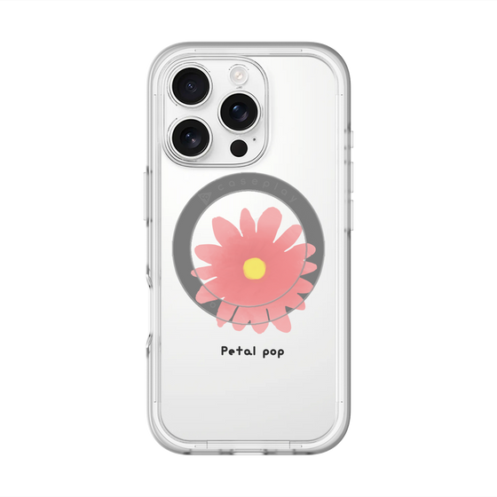 スリムプロテクションプレミアムケース with MagSafe［ Mod Deco - オリジナル - フラワー/E ］