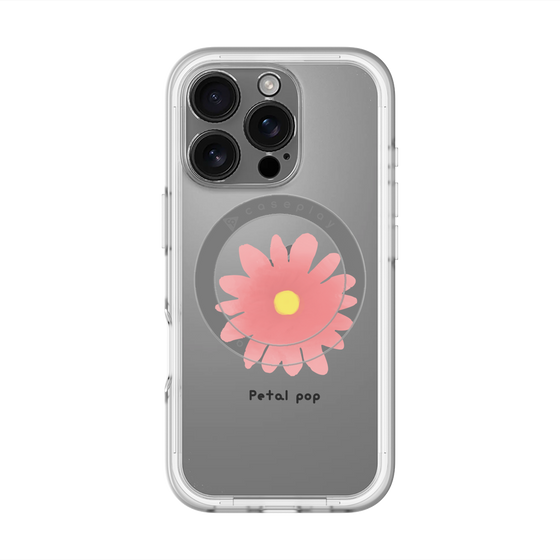スリムプロテクションプレミアムケース with MagSafe［ Mod Deco - オリジナル - フラワー/E ］