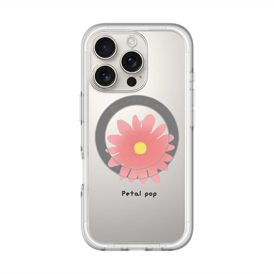 スリムプロテクションプレミアムケース with MagSafe［ Mod Deco - オリジナル - フラワー/E ］