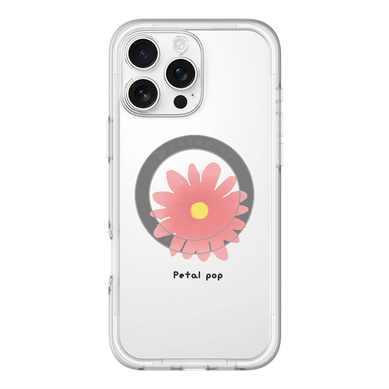 スリムプロテクションプレミアムケース with MagSafe［ Mod Deco - オリジナル - フラワー/E ］