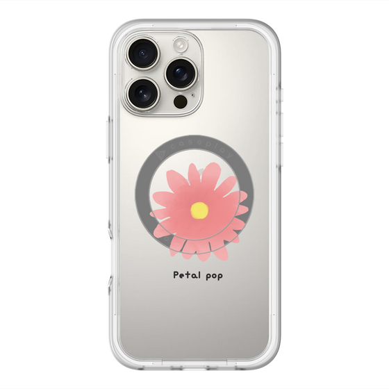 スリムプロテクションプレミアムケース with MagSafe［ Mod Deco - オリジナル - フラワー/E ］