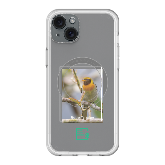 スリムプロテクションプレミアムケース with MagSafe［ Green Future Project - Guira Tanager ］