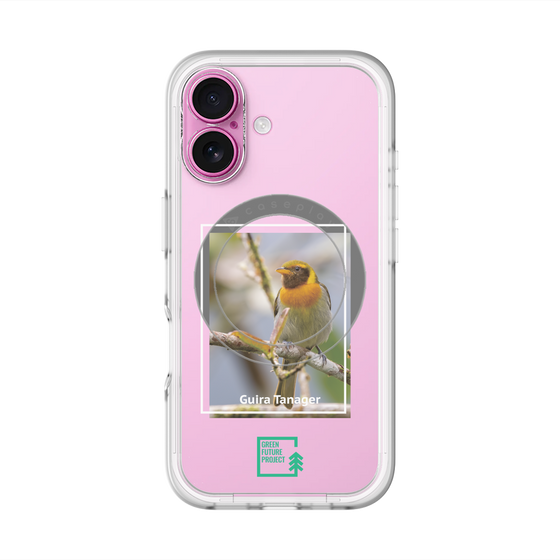 スリムプロテクションプレミアムケース with MagSafe［ Green Future Project - Guira Tanager ］