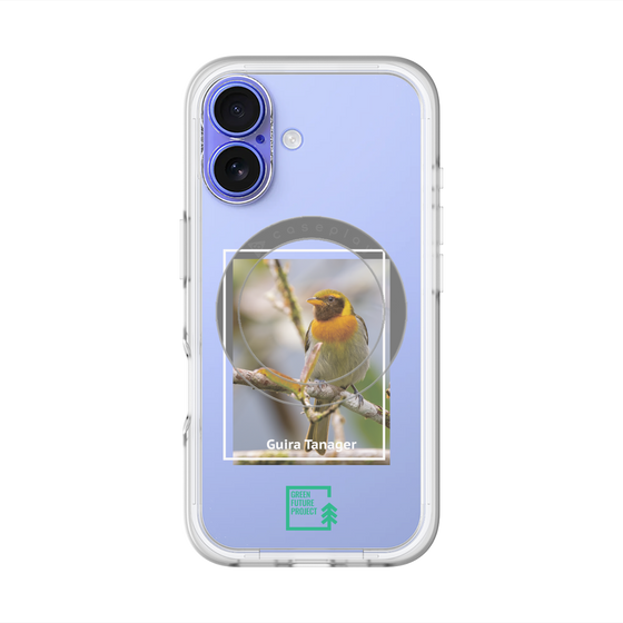 スリムプロテクションプレミアムケース with MagSafe［ Green Future Project - Guira Tanager ］
