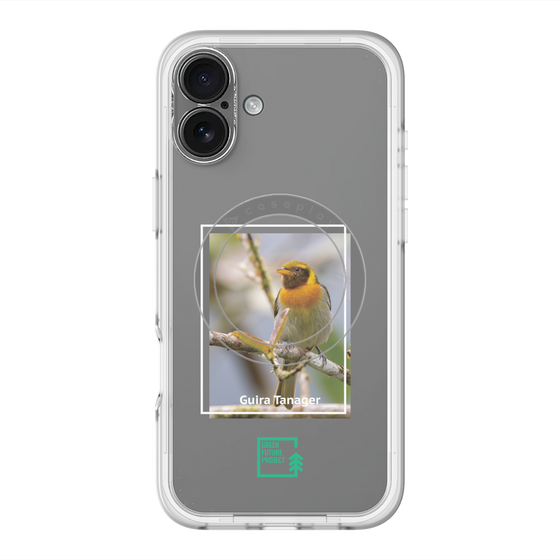 スリムプロテクションプレミアムケース with MagSafe［ Green Future Project - Guira Tanager ］