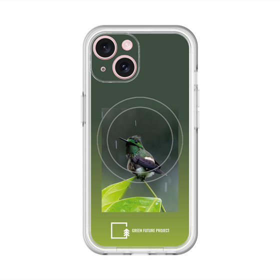 スリムプロテクションプレミアムケース with MagSafe［ Green Future Project - Butterfly Coquette ］