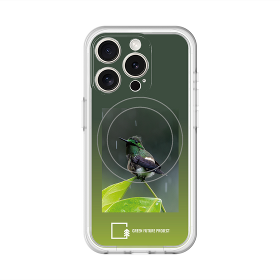 スリムプロテクションプレミアムケース with MagSafe［ Green Future Project - Butterfly Coquette ］