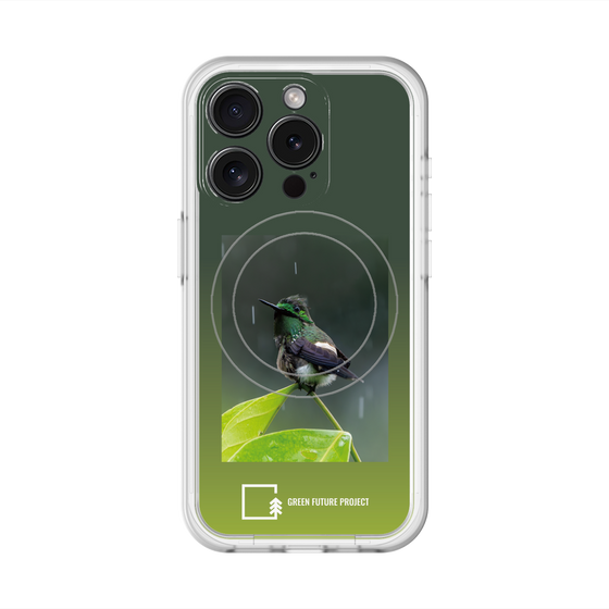 スリムプロテクションプレミアムケース with MagSafe［ Green Future Project - Butterfly Coquette ］