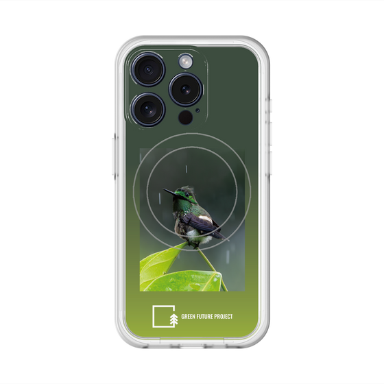 スリムプロテクションプレミアムケース with MagSafe［ Green Future Project - Butterfly Coquette ］