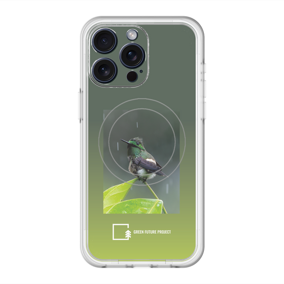スリムプロテクションプレミアムケース with MagSafe［ Green Future Project - Butterfly Coquette ］