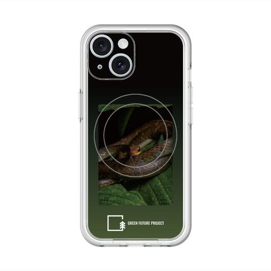 スリムプロテクションプレミアムケース with MagSafe［ Green Future Project - Chironius ］