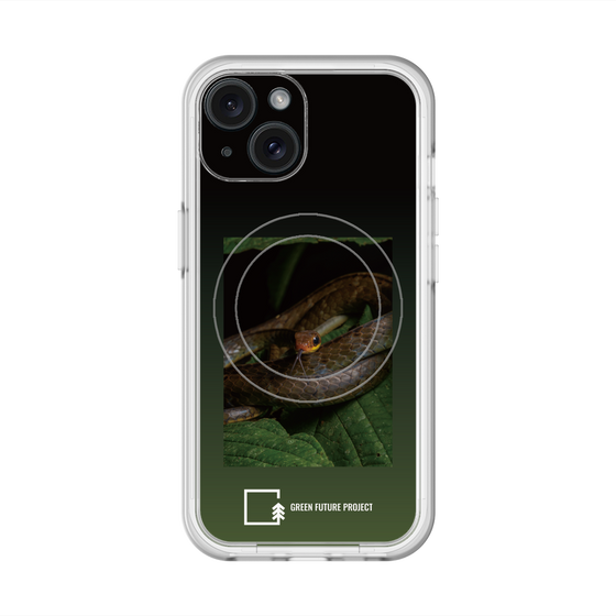スリムプロテクションプレミアムケース with MagSafe［ Green Future Project - Chironius ］