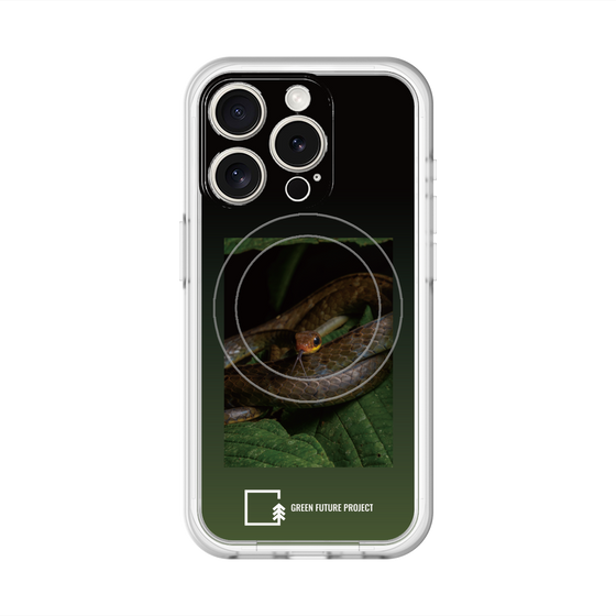 スリムプロテクションプレミアムケース with MagSafe［ Green Future Project - Chironius ］