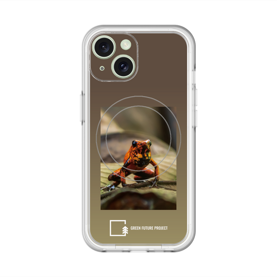 スリムプロテクションプレミアムケース with MagSafe［ Green Future Project - Poison-dart Frogs ］