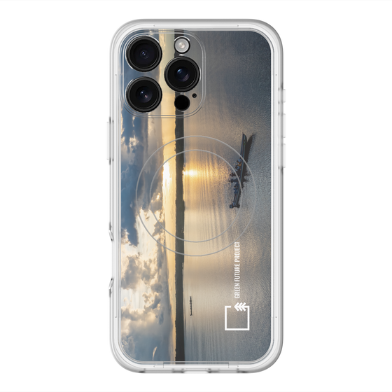 スリムプロテクションプレミアムケース with MagSafe［ Green Future Project - Landscape ］