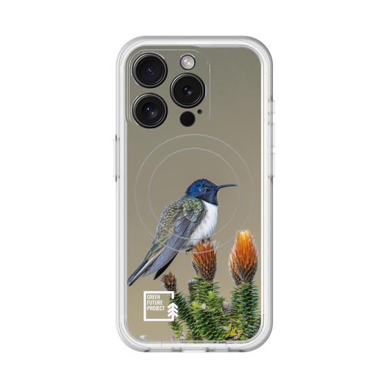 スリムプロテクションプレミアムケース with MagSafe［ Green Future Project - Ecuadorian Hillstar ］