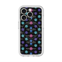 スリムプロテクションプレミアムケース with MagSafe［ LANVIN en Bleu - Flower pattern ］