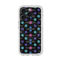 スリムプロテクションプレミアムケース with MagSafe［ LANVIN en Bleu - Flower pattern ］