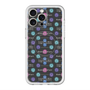 スリムプロテクションプレミアムケース with MagSafe［ LANVIN en Bleu - Flower pattern ］