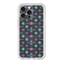 スリムプロテクションプレミアムケース with MagSafe［ LANVIN en Bleu - Flower pattern ］