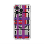 スリムプロテクションプレミアムケース with MagSafe［ LANVIN en Bleu - Plaid ］