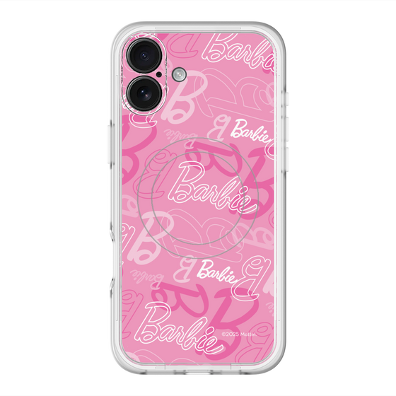スリムプロテクションプレミアムケース with MagSafe［ Barbie - ロゴパターン1 ］