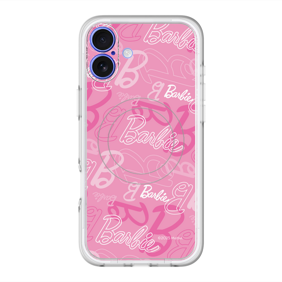 スリムプロテクションプレミアムケース with MagSafe［ Barbie - ロゴパターン1 ］