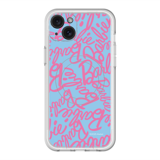 スリムプロテクションプレミアムケース with MagSafe［ Barbie - ロゴパターン2 ］