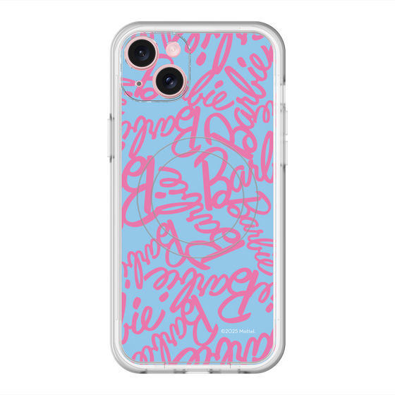 スリムプロテクションプレミアムケース with MagSafe［ Barbie - ロゴパターン2 ］