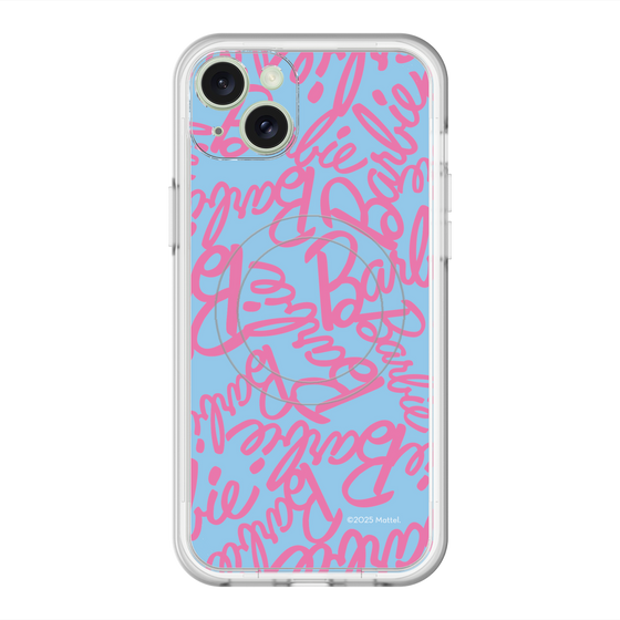 スリムプロテクションプレミアムケース with MagSafe［ Barbie - ロゴパターン2 ］