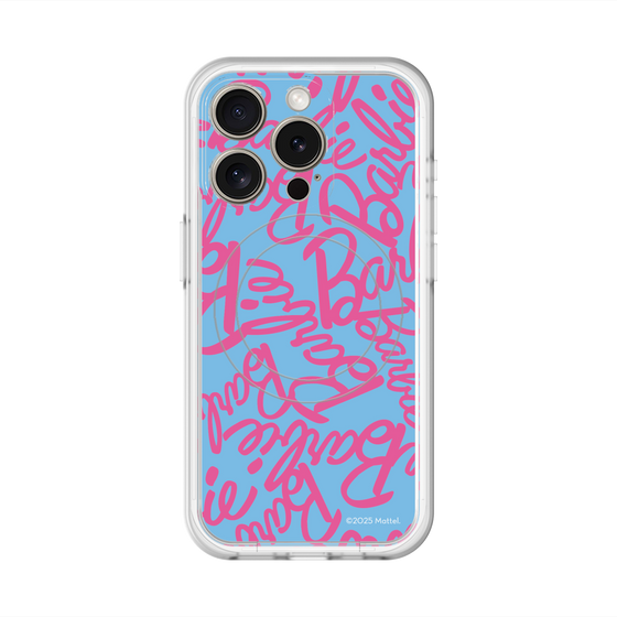 スリムプロテクションプレミアムケース with MagSafe［ Barbie - ロゴパターン2 ］