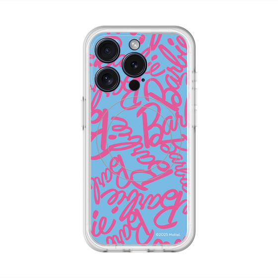 スリムプロテクションプレミアムケース with MagSafe［ Barbie - ロゴパターン2 ］