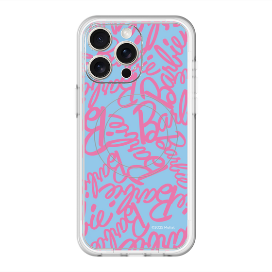 スリムプロテクションプレミアムケース with MagSafe［ Barbie - ロゴパターン2 ］
