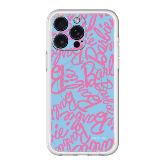 スリムプロテクションプレミアムケース with MagSafe［ Barbie - ロゴパターン2 ］
