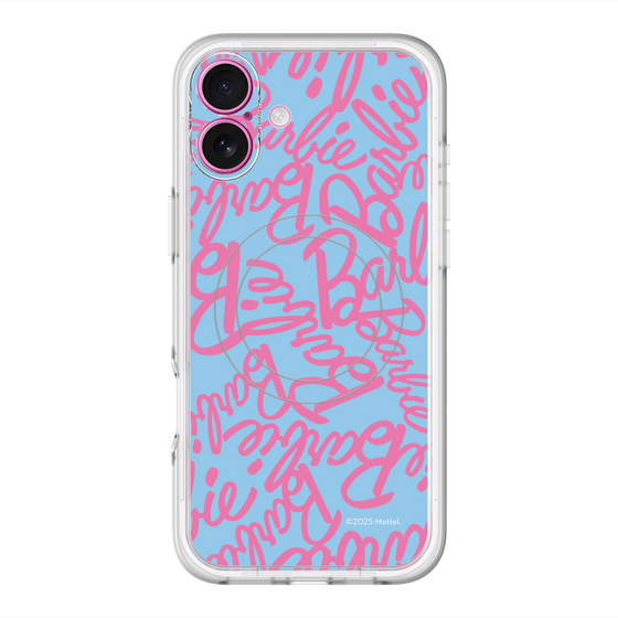 スリムプロテクションプレミアムケース with MagSafe［ Barbie - ロゴパターン2 ］