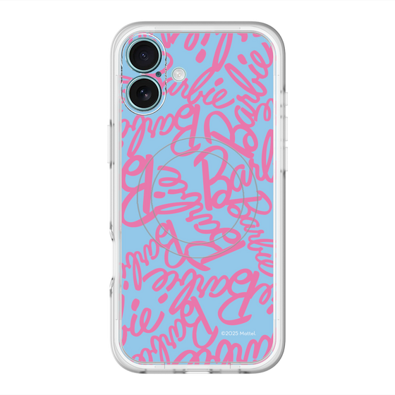 スリムプロテクションプレミアムケース with MagSafe［ Barbie - ロゴパターン2 ］