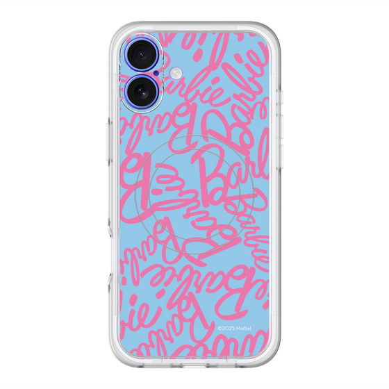 スリムプロテクションプレミアムケース with MagSafe［ Barbie - ロゴパターン2 ］