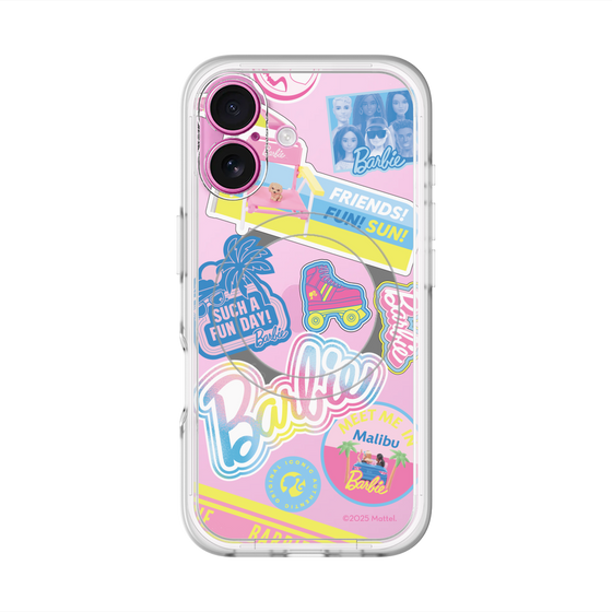 スリムプロテクションプレミアムケース with MagSafe［ Barbie - ステッカー ］
