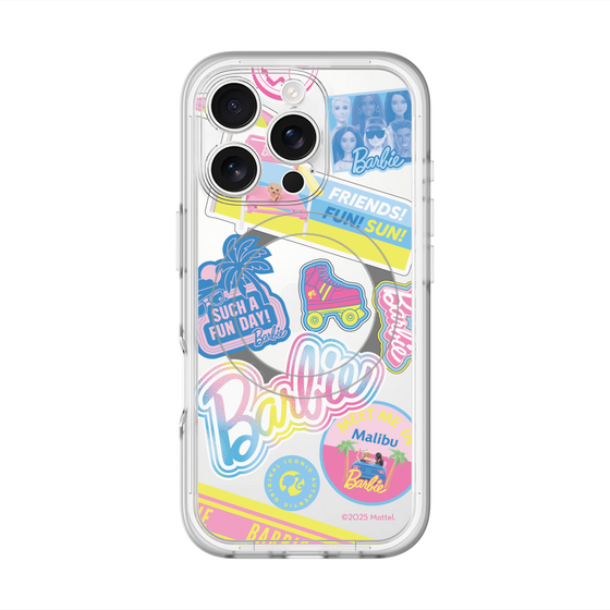 スリムプロテクションプレミアムケース with MagSafe［ Barbie - ステッカー ］