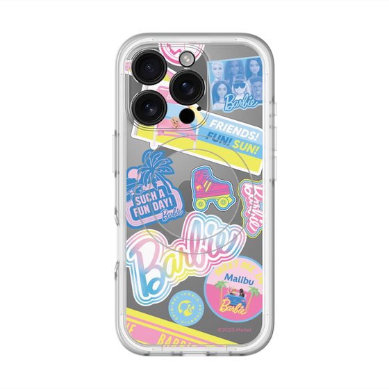 スリムプロテクションプレミアムケース with MagSafe［ Barbie - ステッカー ］