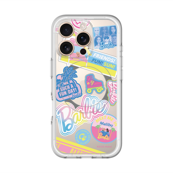 スリムプロテクションプレミアムケース with MagSafe［ Barbie - ステッカー ］