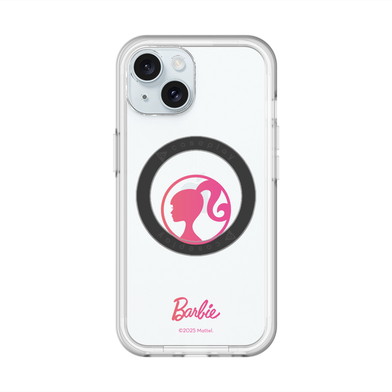 スリムプロテクションプレミアムケース with MagSafe［ Barbie - ロゴ ］